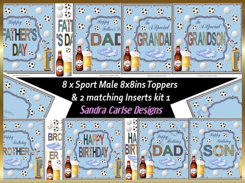 Sport & Beer 8x8ins kit 5