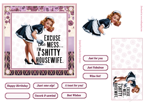 Uncork the wine card front 7