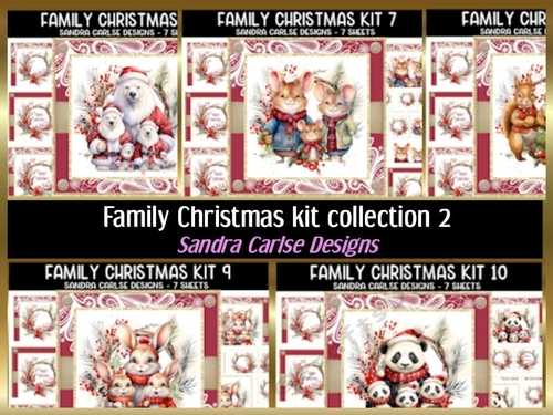 Family Christmas 5 x kits collection 2