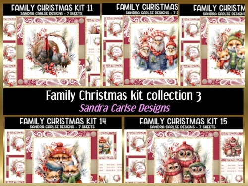 Family Christmas 5 x kits collection 3