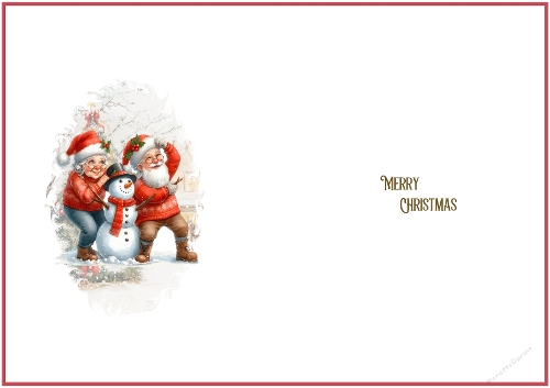 Christmas Snowman insert 2 to match cup1404103_719 topper