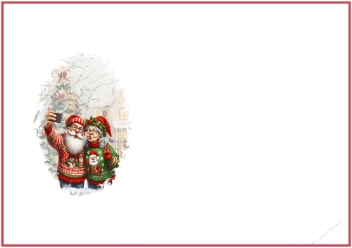 Christmas Selfie blank insert 2 to match cup1404106_719 topper