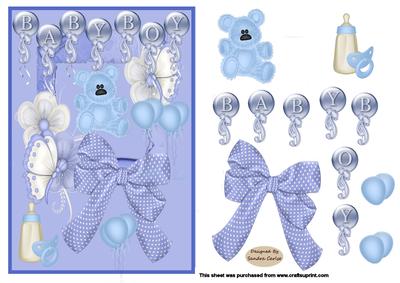 It's a Baby Boy Card Front