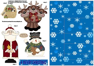 All Together at Christmas Stepper Card