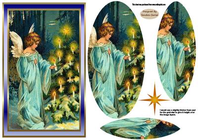 Angelic Christmas Pyramid Topper