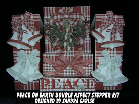 Christmas Peace on Earth Decoupage Stepper card Kit