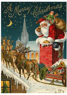 Father Christmas A4 Topper