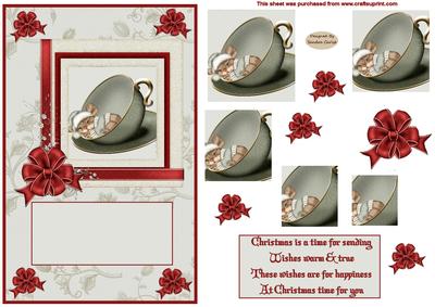 Christmas Mouse Pyramid Topper