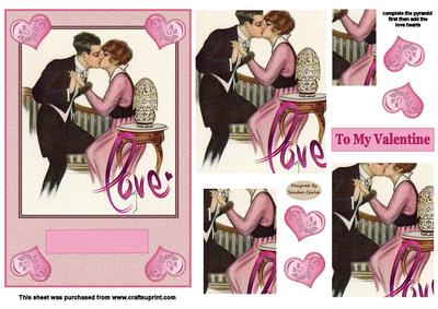 To My Valentine Card Front