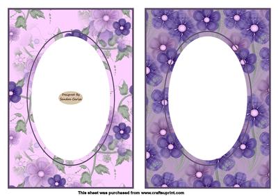 Floral 2 x Toppers