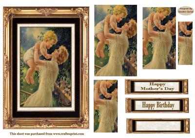 Vintage Mother's Day Card Front