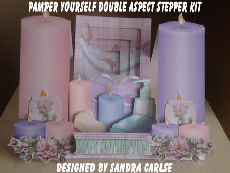 Birthday Pamper Yourself Decoupage Stepper Card Kit
