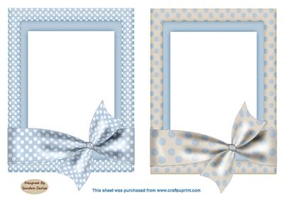 Patterned Polka Dot 2 x Toppers