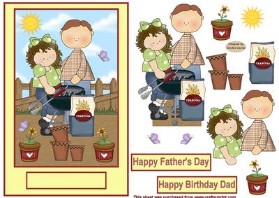 From a Daughter to Her Dad Card Front