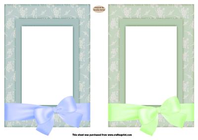 Pastel Patterned 2 x Toppers
