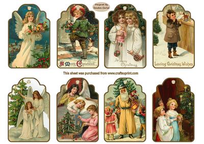 Vintage Christmas Gift Tags