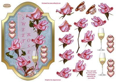 Sweet Roses Card Front