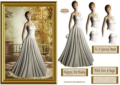 Lady in the Garden Topper