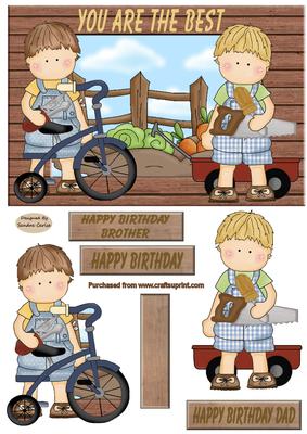 Best Dad Fathers Day/Birthday Topper 
