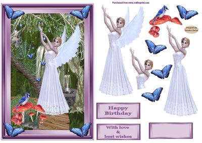 Fairy Wishes Decoupage Topper