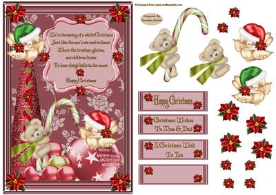 Were Dreaming of a White Christmas Topper