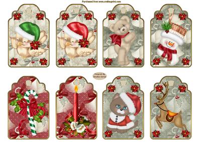 8 Christmas Gift Tags