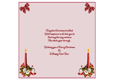 Holly & Berries 7.5 x 7.5ins Insert