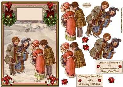 Sharing Christmas Wishes Card Front