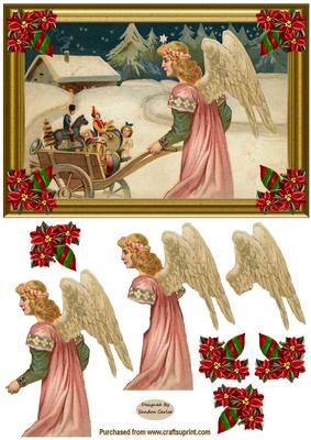 An Angelic Christmas Card Front