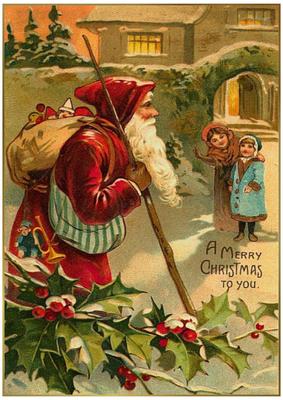 Christmas Santa A4 Topper 