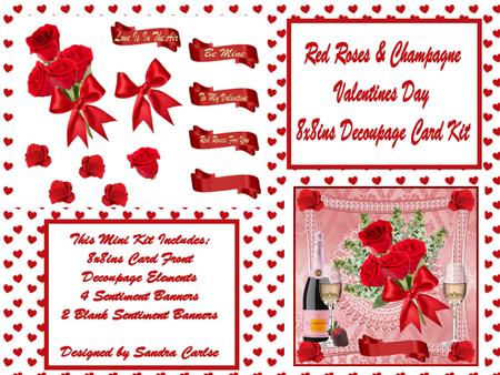 Valentines Day 8x8ins Mini Kit