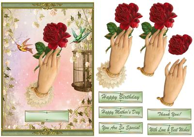Birthday/mother's Day Vintage Card Front