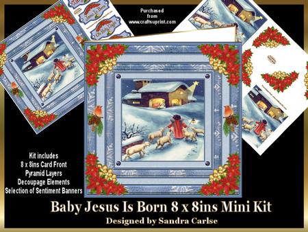 Christmas Baby Jesus is Born Mini Kit