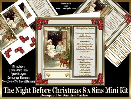 The Night Before Vintage Christmas Mini Kit