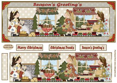 Season's Greeting's Large Dl Card Front
