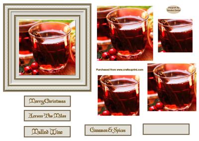 Christmas Mulled Wine Topper