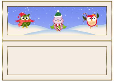 Have a 'hoot' of a Christmas Dl Insert 1