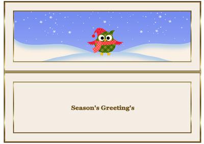 Have a 'hoot' of a Christmas Dl Insert 2