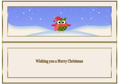 Have a 'hoot' of a Christmas Dl Insert 3