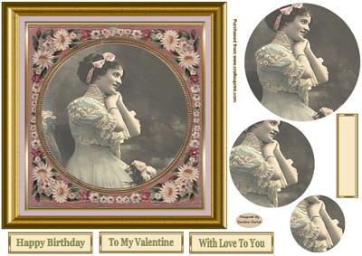 With Love to You Pyramid Card Front