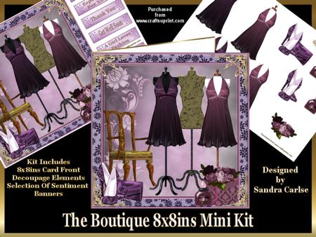 The Boutique 8x8ins Mini Kit