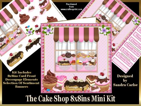 The Cake Shop 8x8ins Mini Kit