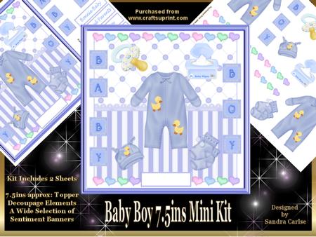 Baby Boy 7.5ins Mini Kit