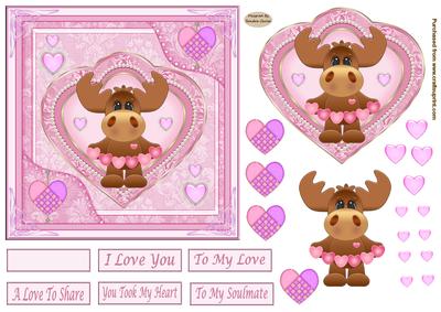 You Took My Heart Decoupage Topper