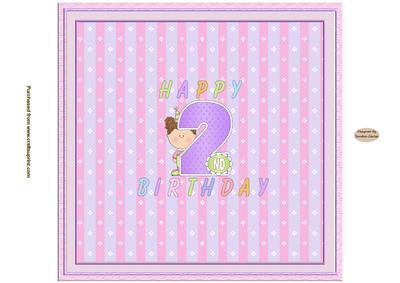 Happy 2nd Birthday Insert to Match Cup600543_719