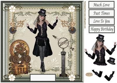 Steampunk Girl Topper