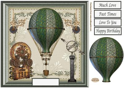Steampunk Hot Air Ballon Topper