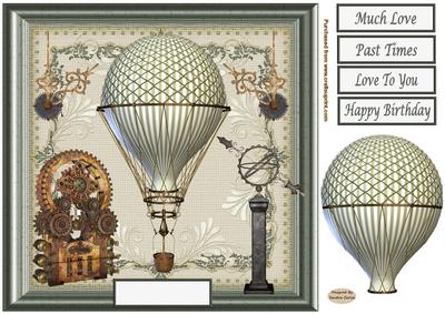 Steampunk Hot Air Ballon Topper 1