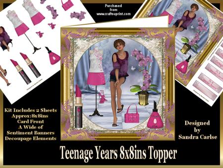Teenage Years 8x8ins Mini Kit
