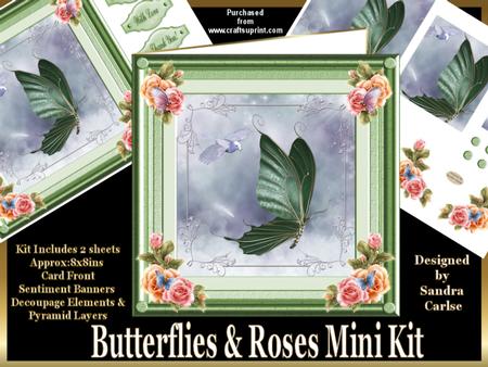 Butterflies & Roses Mini Kit